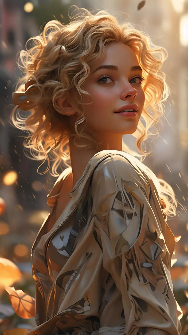A polished AI-generated portrait displayed in the PSM AI app preview
